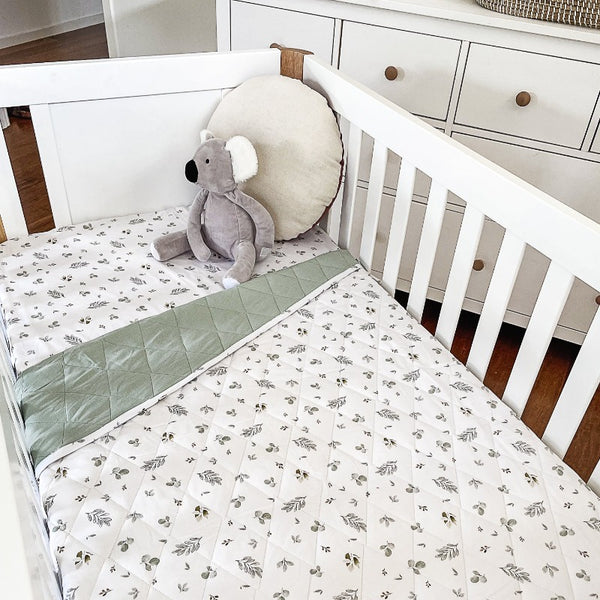 Eucalypt Fall Cot Coverlet