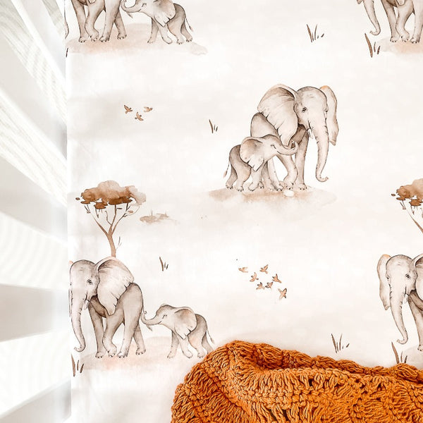 Safari Fitted Cot Sheet