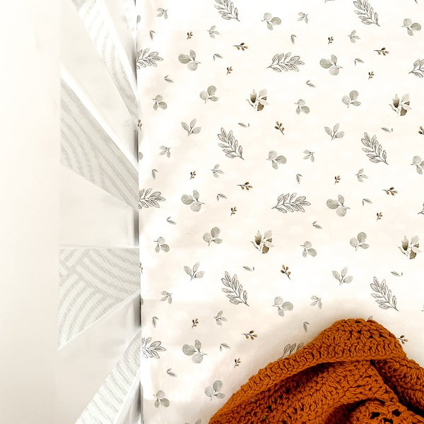 Eucalypt Fall Fitted Crib Sheet