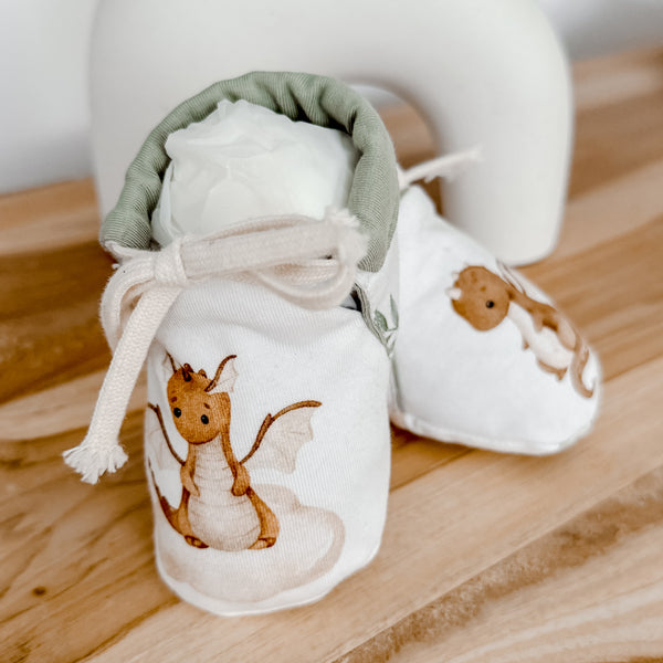 Mystique Jersey Baby Booties