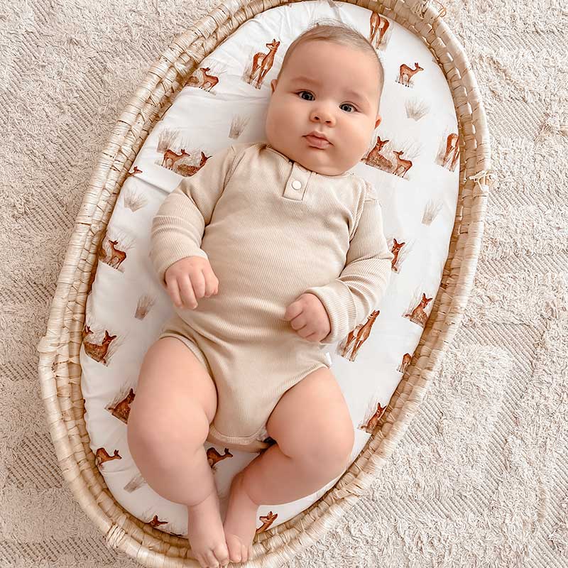 Fawn Bassinet Sheet / Change Pad Cover