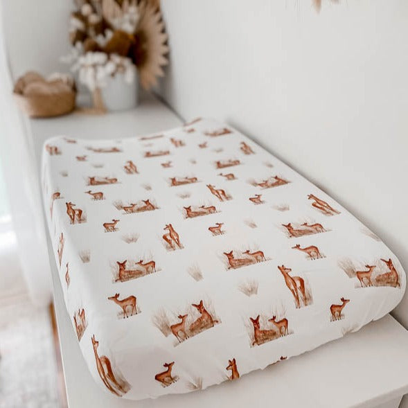 Fawn Bassinet Sheet / Change Pad Cover
