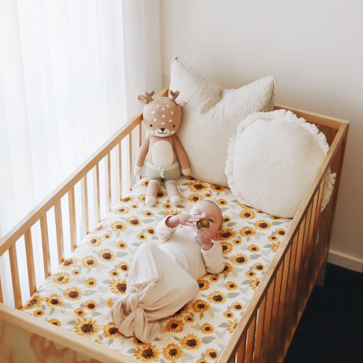 Sunflowers Cot Quilt